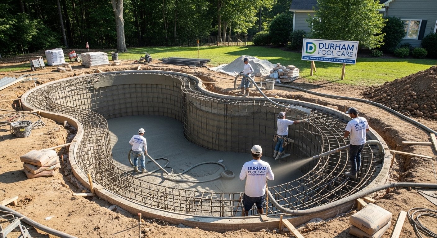 Concrete Pool Construction in Durham, NC